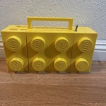 Lego Yellow Brick Cd Player Fm Am Radio Boombox Portable LG11013 Works Read. Fixed Price $45.98.