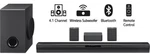 Lg SQC4R 4.1CH Sound Bar System With Wireless Rear Speakers & Subwoofer. Fixed Price $199.99.
