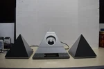 Rare Radioshack Nova Pyramid Cd Cassette Stereo Hifi System W/ Remote Tested. Fixed Price $400.00.