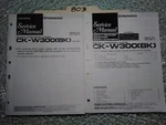 Pioneer CK-W300 Service Manual Original Repair Book Stereo Radio Tape 36 Pages. Fixed Price $37.50.
