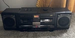 Vtg Jvc PC-V77 3D Bass Equalizer Double Cassette Am/fm Recorder Ghetto Blaster. Fixed Price $71.99.
