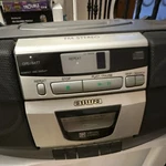 Aiwa CSD-ES225U Cd Cassette Fm Stereo Boombox W/ 3.5MM Headphone Jack. Fixed Price $44.99.