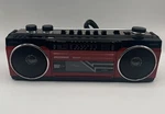 Sylvania Radio, AM/FM/SW1/SW2/USB/CASSETTE/SSD Bluetooth Boombox. Fixed Price $49.50.