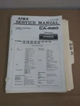 Aiwa Service Manual Original Repair Book Stereo Boombox Radio CA-R80. Fixed Price $29.99.
