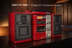 Sony FH-7 Red Rare Complete Vintage Stereo Boombox Turntable System. Fixed Price $12499.00.
