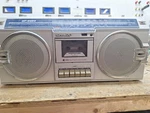 Sharp GF-5454 Portable Stereo Boombox Radio Casette Recorder Ghetto Blaster 80'S. Fixed Price $60.00.