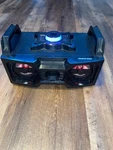 Sharper Image SBT3007BK Bluetooth Boombox Speaker With Multicolor Led Lights. Fixed Price $25.00.
