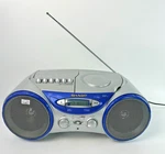Sharp QT-CD250 Portable Cassette Boombox Am Fm Radio Tested Vintage. Fixed Price $39.00.