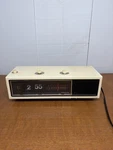 Vintage Panasonic Woodgrain Flip Am Radio Alarm Clock RC-1282 Rare-works. Fixed Price $105.00.