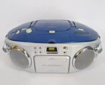Emerson PD6528BL Cruiser Boombox Blue Silver, Cd, Cassette, Radio, Works!. Fixed Price $25.00.