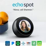 Amazon Echo Spot Smart Assistant - Black. Fixed Price $68.65.