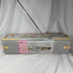 See Vid Vtg Sharp WQ-572 Pink Boombox Radio Tape Player Ghetto-blaster *read*. Fixed Price $125.00.