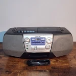 Sony Cfd V5 Cd Radio Cassette Boombox Am/fm Mega Bass Tested Working. Fixed Price $64.95.