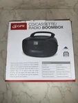 Gpx BCA209B Portable Am/fm Boombox With Cd And Cassette Player, Black. Fixed Price $60.00.