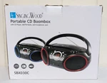 Singing Wood 030C Portable Cd Player Boombox With Am Fm Stereo Radio, Aux Lin. Fixed Price $32.99.