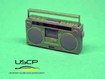 1/24 Uscp 24A025 Sharp GF-9191 Boombox 3D Printed & Metallic Parts. Fixed Price $25.00.