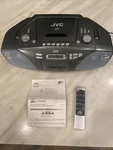 Jvc RC-EZ32S Portable Stereo Cd Cassette Recorder Player Radio With Remote. Fixed Price $50.00.