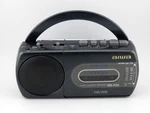 Vintage Aiwa Am/fm Radio With Cassette Player Held Handle RM-P30W. Fixed Price $25.00.