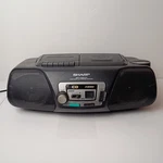 Sharp QT-CD111 Portable Stereo System Bass Boom Box Tested, Works. Fixed Price $59.95.