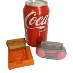 Our Generation Doll Girl Plastic Radio Boombox Pink/gray & Orange Record Player. Fixed Price $15.35.