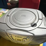 Curtis Portable Cd Player Am/fm Radio Stereo Boombox Silver Wired Headphone Jack. Fixed Price $20.00.