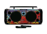 Refurbished Bumpboxx FLARE8 Pro Graffiti Bluetooth Boombox Speaker Microphone. Fixed Price $359.95.