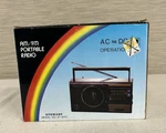 Stewart Vintage Am/fm Portable Radio Model 841C - Ac/dc New Box. Fixed Price $39.50.
