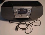 Sony CFD-V5 Portable Am/fm Cassette Cd Player Mega Bass Boom Box Tested & Works!. Fixed Price $59.99.