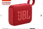 Jbl - Go 4 Portable Bluetooth Speaker Red New In Box. Fixed Price $30.00.