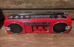 Vintage Lasonic TRC-932 Mini Cassette Radio Boombox Ghettoblaster 80S Retro Red. Fixed Price $101.99.