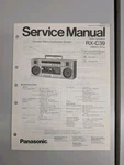 Panasonic RX-C39 Portable Stereo Component System Service Manual D-5391. Fixed Price $64.95.