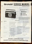 Sharp GF-4141A Radio / Boombox Service Manual *original*. Fixed Price $14.97.