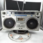 Jvc RC-M70C Stereo Cassette -radio-sw-player Boom Box. Fixed Price $600.00.