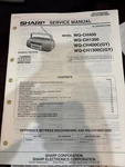 Sharp WQ-CH400C Gy WQ-CH1300C Service Manual &2859 *original*. Fixed Price $14.99.