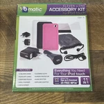 Ematic 11-IN-1 Premium Accessory Kit For Ipod Touch Portable Speaker Car Charger. Fixed Price $9.00.