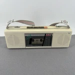 1980S Color Tunes Sound Design White 4617 Radio Cassette Boombox Strap Punk. Fixed Price $65.00.