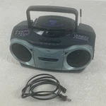 Audiovox CD1896 Portable Player Cassette Am Fm Radio Y2K Boombox Power Cord. Fixed Price $39.88.