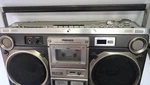 Hitachi TRK-8180 Fm/am 2-WAY 4-SPEAKERS Rare Radio Cassette Player Jank. Fixed Price $680.00.