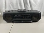 Sanyo MCD-Z11 Tape Cassette Am/fm Radio Boom Box Portable Player Work Read. Fixed Price $33.27.