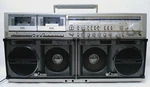 Sharp GF-777 Z Boombox Rare Cassette Ghetto-blaster For Parts Only. Fixed Price $1316.00.