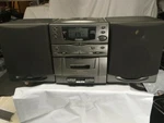 Sanyo MCD-S736 Boombox Cassette Am/fm For Repair **see Description**. Fixed Price $22.22.