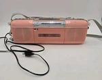 Sharp QT-50 Boombox Cassette Radio 1986 Vintage Stranger Things Tested Works. Fixed Price $399.95.