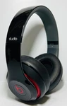 Beats Studio 2 Wired Headphones Black Glossy New Cushion - Tested Works Great. Fixed Price $109.99.