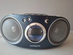 Hitachi CX68 MP3 Cd Player Boombox Am/fm Radio With Remote Control Blue. Fixed Price $40.46.