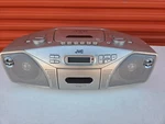 Jvc RC-EZ35S Portable Cd Player Am/fm Radio Cassette Boombox Silver. Fixed Price $37.50.