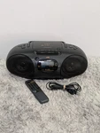 Jvc RC-Q50 Am/fm Radio Cd & Cassette Player Portable Boombox W/ Remote. Fixed Price $114.99.