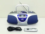 Vtg. Jvc RC-BX33SL Am/fm Radio/cassette/cd Player Boombox W/ac Cord & Remote. Fixed Price $75.00.
