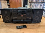 Vtg Jvc PC-X1000 Dual Cassette Am/fm Stereo Cd. Sold As-is For Parts. Powers Up!. Fixed Price $399.00.