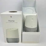New Google Home Voice-activated Smart Speaker White GA3A00417A14. Fixed Price $59.99.