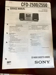 Sony CFD-Z500 CFDZ500 Service Manual Sold & Ships From The Usa **original**. Fixed Price $24.99.